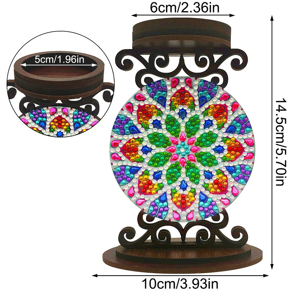 ที่วางเทียนลายดอกไม้ ของขวัญวั - Art Craft Kits บทวิจารณ์และราคา