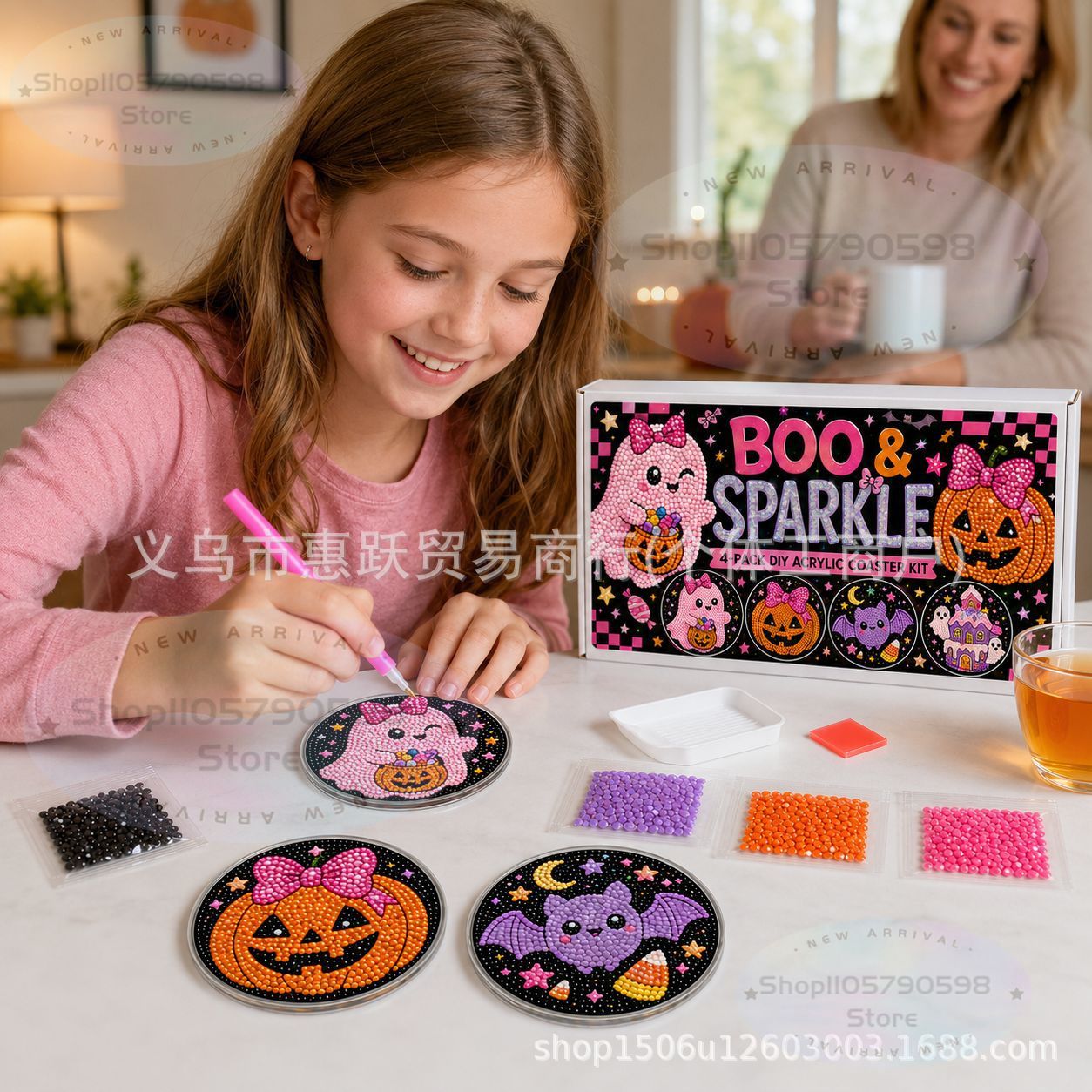 ชุดทำที่รองแก้วเพชรศิลปะสำหรับ - Art Craft Kits บทวิจารณ์และราคา