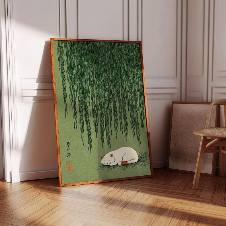 1 ชิ้น โปสเตอร์แมวญี่ปุ่นใต้ต้ - Art Craft House บทวิจารณ์และราคา