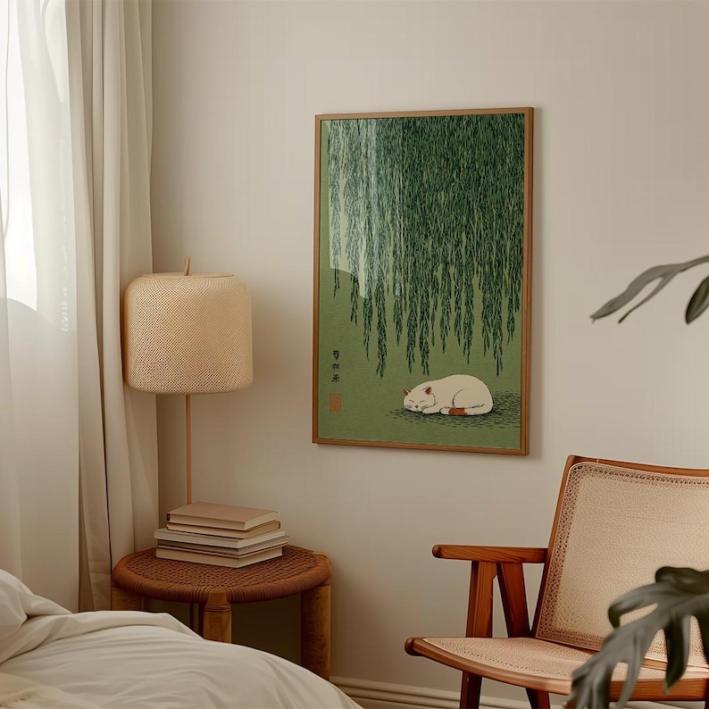 1 ชิ้น โปสเตอร์แมวญี่ปุ่นใต้ต้ - Art Craft House บทวิจารณ์และราคา
