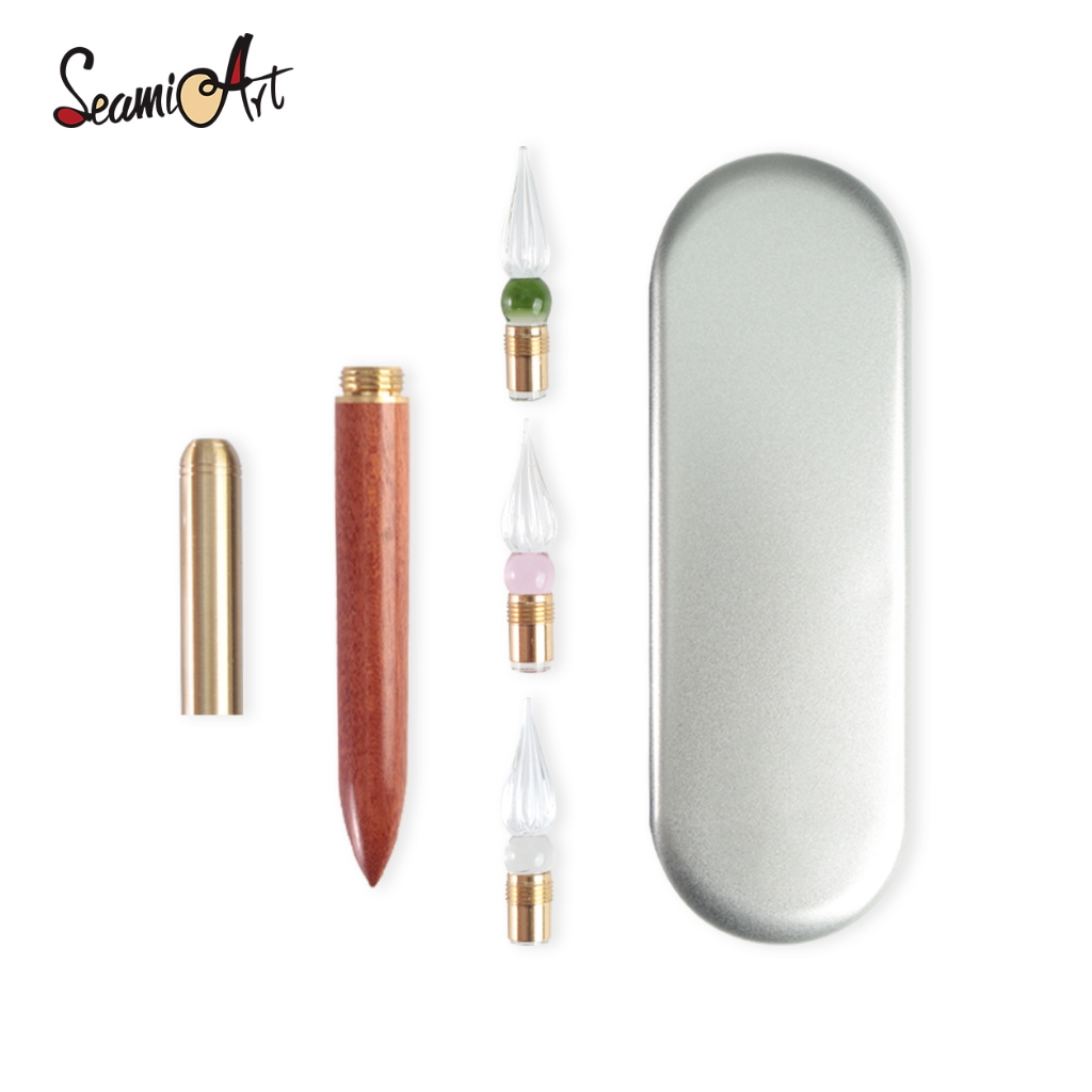 เซ็ตปากกาจุ่มหมึก SeamiArt พร้ - Calligraphy Pen Set บทวิจารณ์และราคา