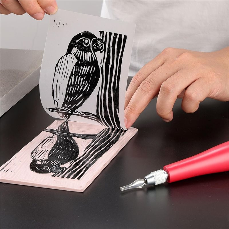 【ORNAMENT】เครื่องมือแกะสลักลิน - Linocut Carving Tool บทวิจารณ์และราคา