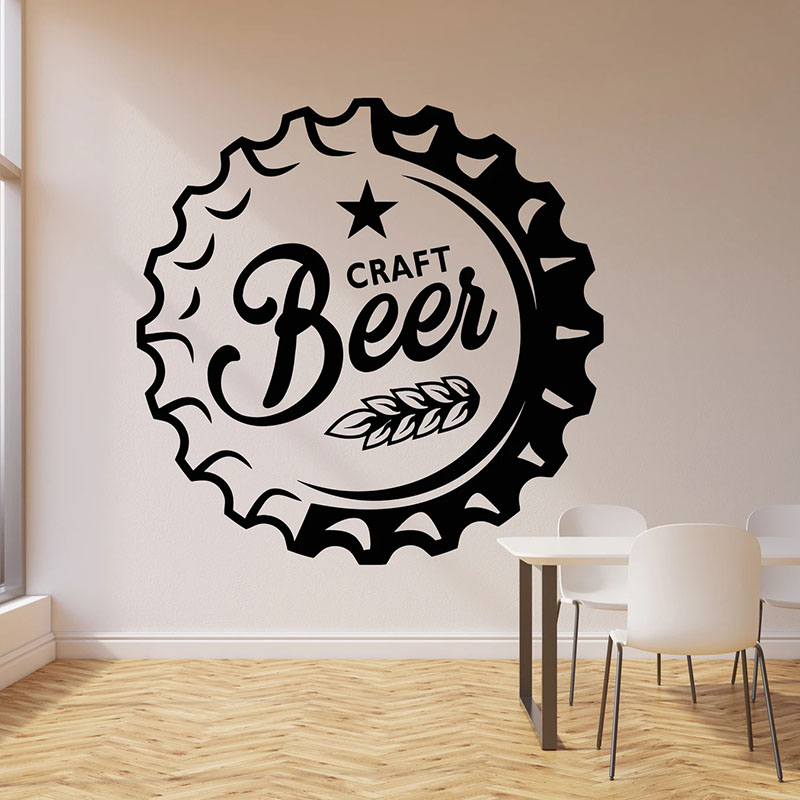 Wall Decal ดื่มเครื่องดื่มแอลก - Art Craft Logo บทวิจารณ์และราคา