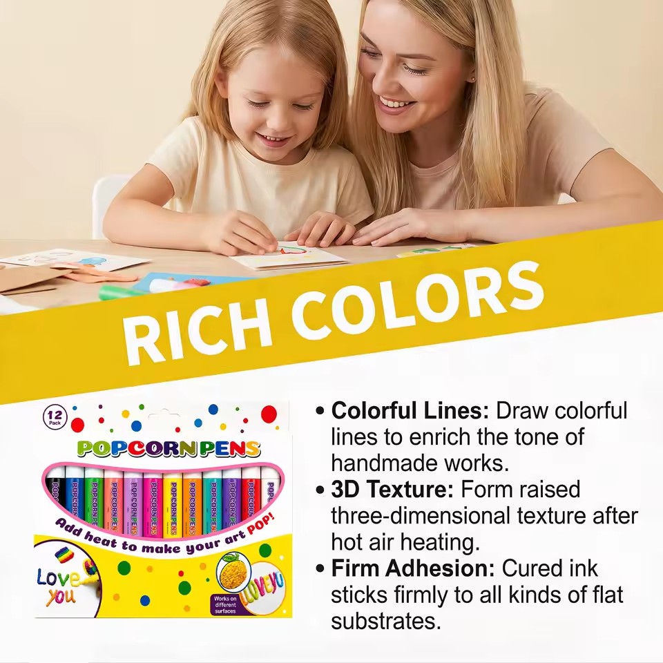 ชุดปากกาป๊อปคอร์นพองฟู, ชุดปาก - Art Craft Easy บทวิจารณ์และราคา