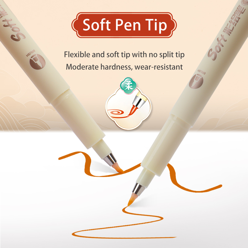 BAOKE S41 Soft Tip Art Drawing - Calligraphy Pen Set บทวิจารณ์และราคา