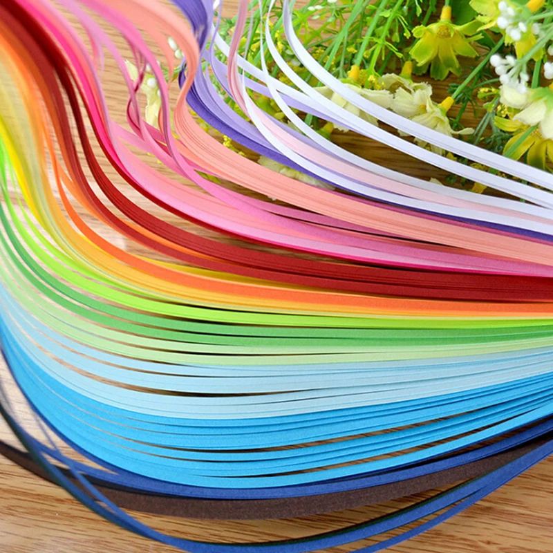 กระดาษสีรุ้ง 600 ชิ้น สำหรับงา - Art Quilling Craft บทวิจารณ์และราคา