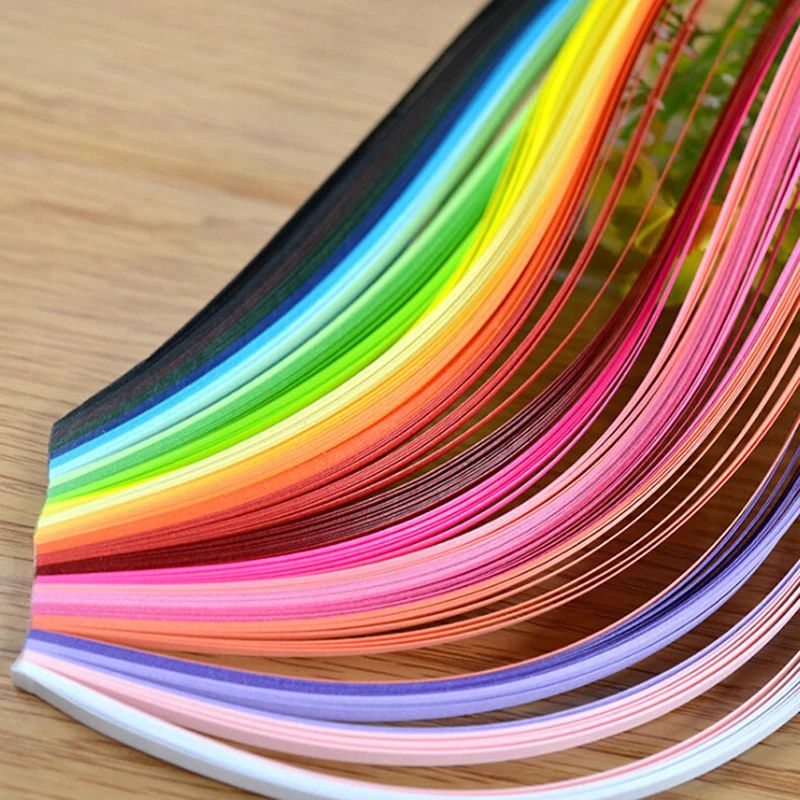 กระดาษสีรุ้ง 600 ชิ้น สำหรับงา - Art Quilling Craft บทวิจารณ์และราคา