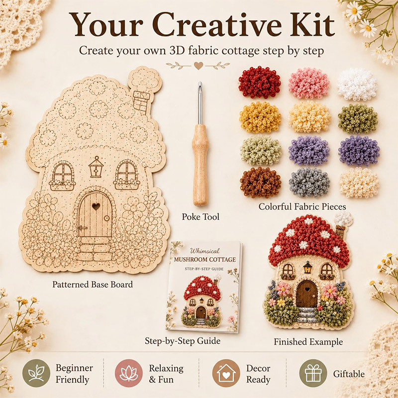 ชุดงานฝีมือ DIY บ้านเห็ด 3 มิต - Art Craft Kits บทวิจารณ์และราคา