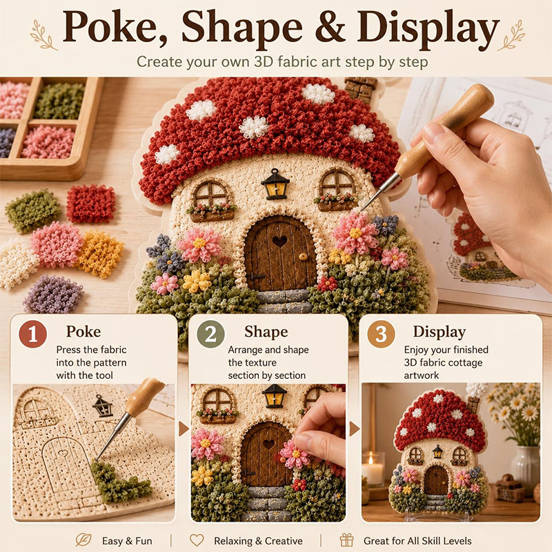 ชุดงานฝีมือ DIY บ้านเห็ด 3 มิต - Art Craft Kits บทวิจารณ์และราคา
