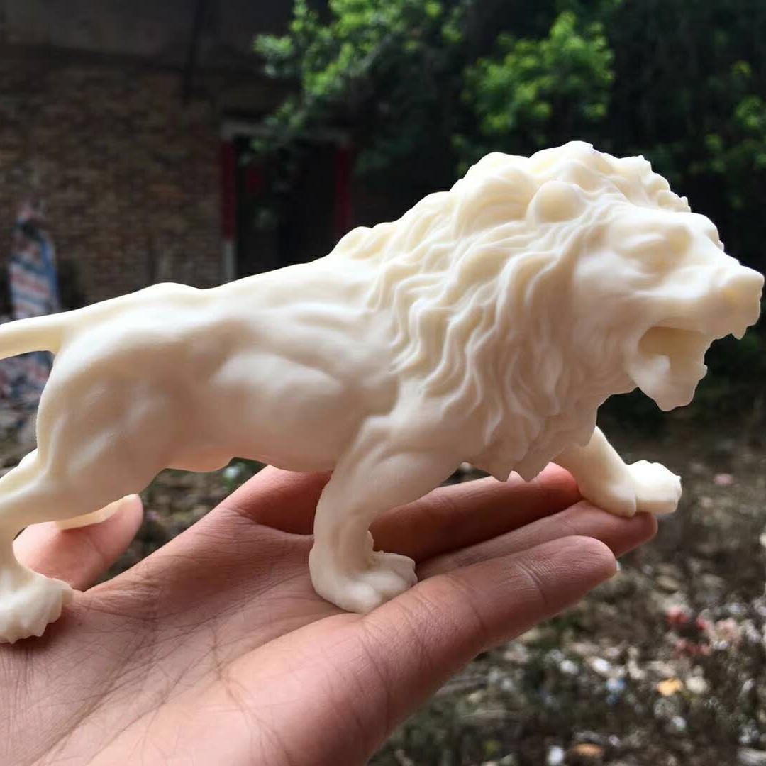 รูปปั้นสิงโตแกะสลัก ของตกแต่งโ - Art Craft Lion บทวิจารณ์และราคา