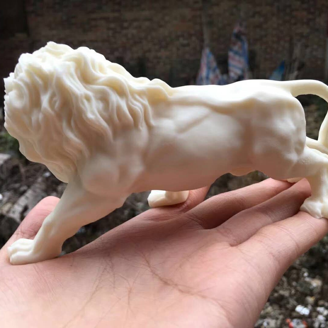 รูปปั้นสิงโตแกะสลัก ของตกแต่งโ - Art Craft Lion บทวิจารณ์และราคา