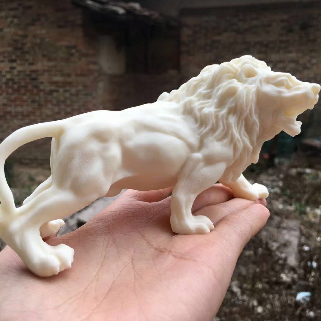รูปปั้นสิงโตแกะสลัก ของตกแต่งโ - Art Craft Lion บทวิจารณ์และราคา