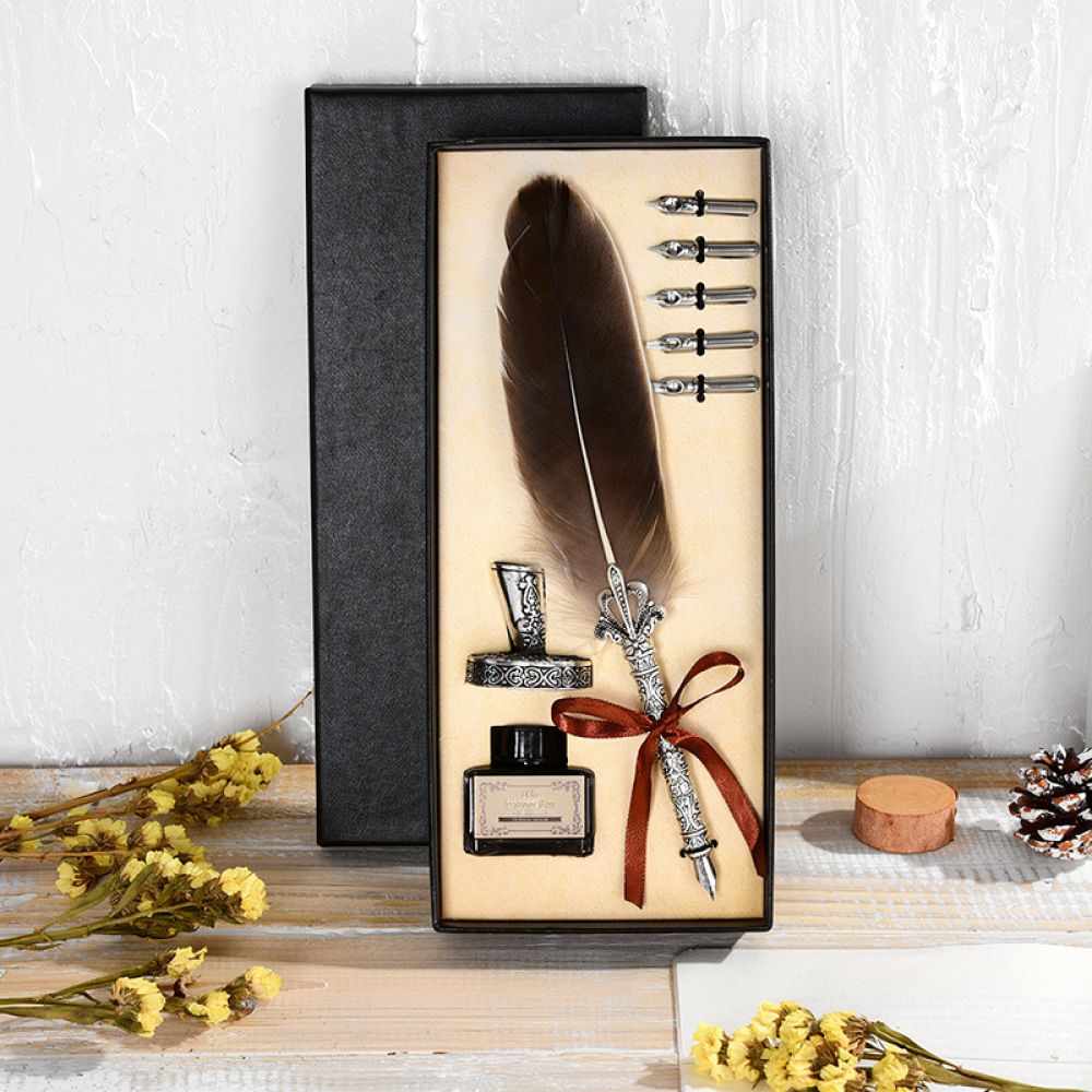 ชุดปากกาขนนกสำหรับเขียนอักษรวิ - Calligraphy Pen Set บทวิจารณ์และราคา