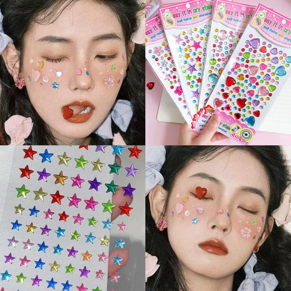 สติกเกอร์ติดหน้าแบบมีกาวในตัว  - Art & Craft Toys For Kids บทวิจารณ์และราคา