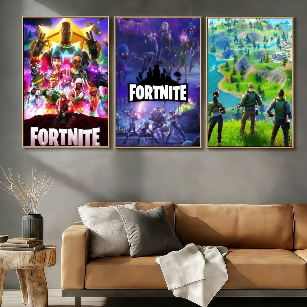 F-FORTNITES-ES โปสเตอร์เกมออนไ - Art Craft Online บทวิจารณ์และราคา