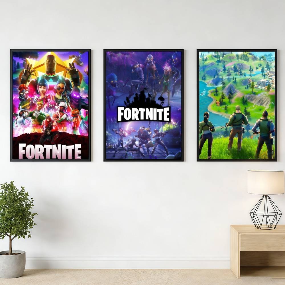 F-FORTNITES-ES โปสเตอร์เกมออนไ - Art Craft Online บทวิจารณ์และราคา