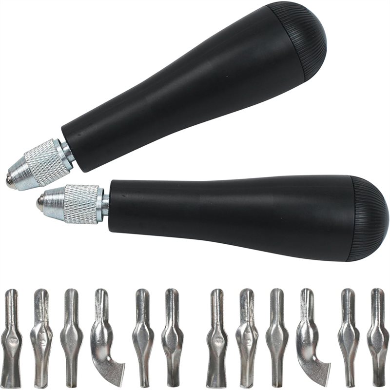 ชุดเครื่องมือแกะสลักลินโนเลียม - Linocut Carving Tool บทวิจารณ์และราคา