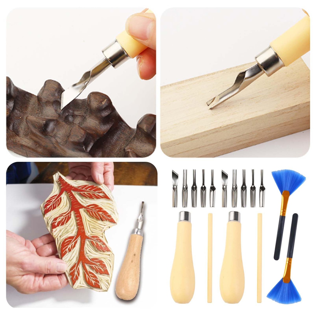 A92P ชุดเครื่องมือแกะสลักลินโอ - Linocut Carving Tool บทวิจารณ์และราคา