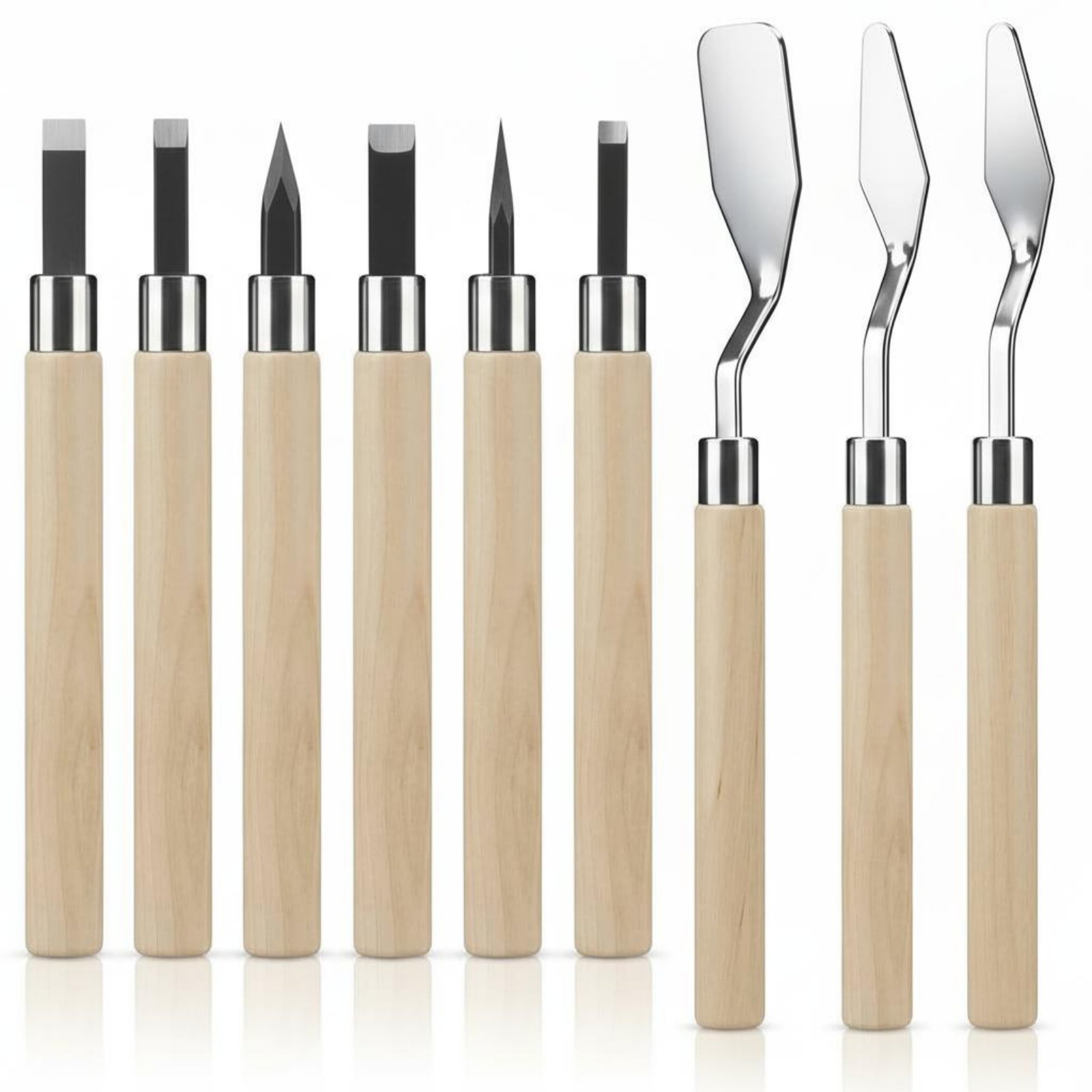 ชุดแกะสลักลินโนเลียม 9 ชิ้น ชุ - Linocut Carving Tool บทวิจารณ์และราคา