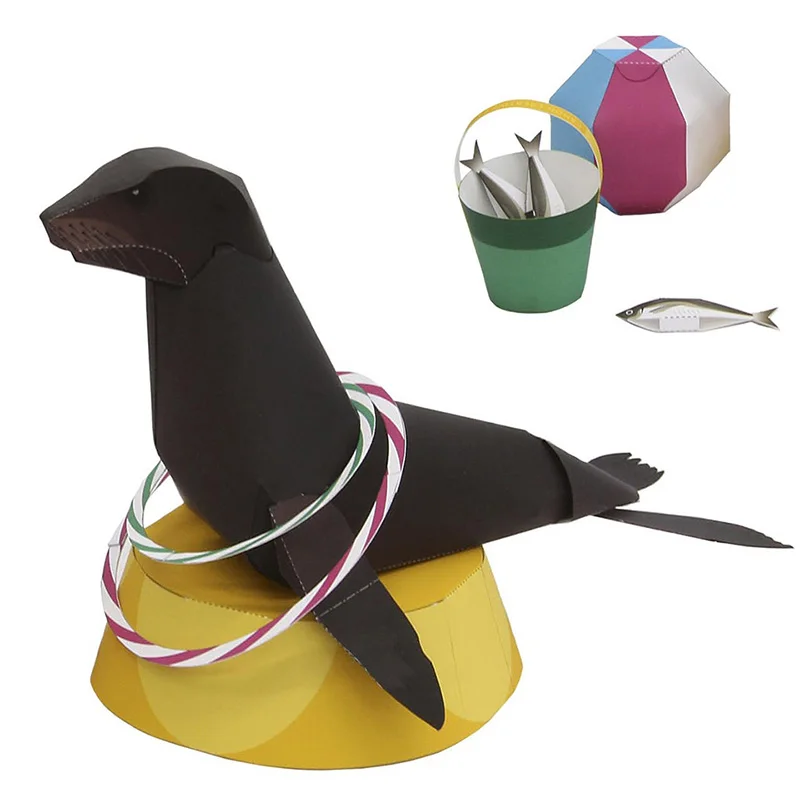 Sea Lion พับ Origami Art Mini  - Art Craft Lion บทวิจารณ์และราคา